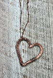 Copper Electroformed heart