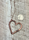 Copper Electroformed heart