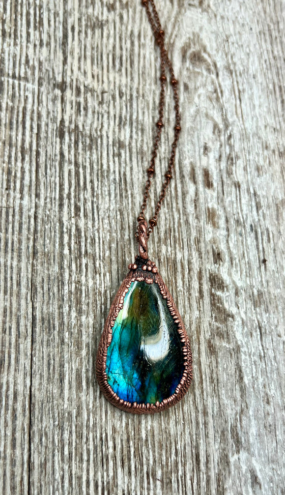 Labradorite necklace